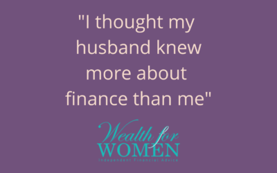 “I thought my husband knew more about finance than me”